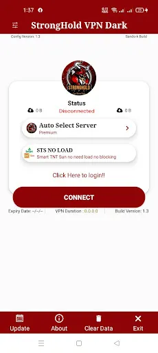 Скриншоты StrongHold VPN Dark