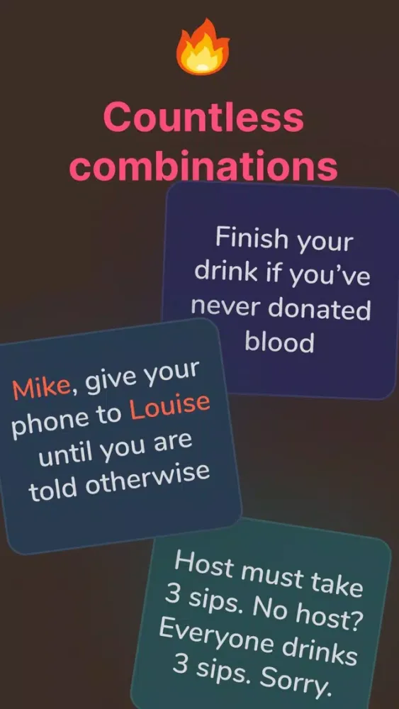 Captures d'écran de Wasted - drinking game