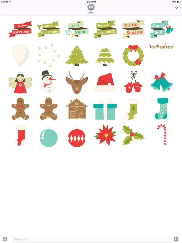 Super Stickies: Christmas iPad  स्क्रीनशॉट