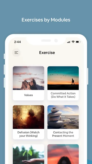 ภาพหน้าจอของ ACT iCoach