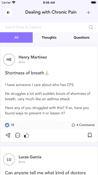 Resilify: for Resilience Screenshots