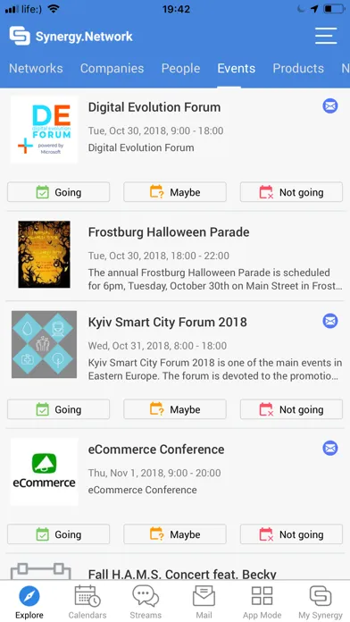 Screenshot di Synergy.Network