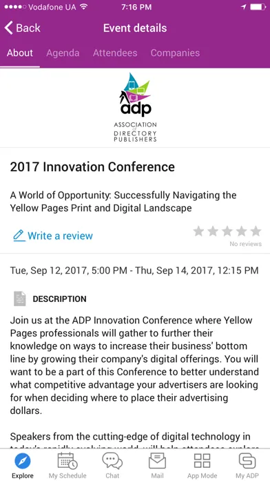 ADP Network Screenshots