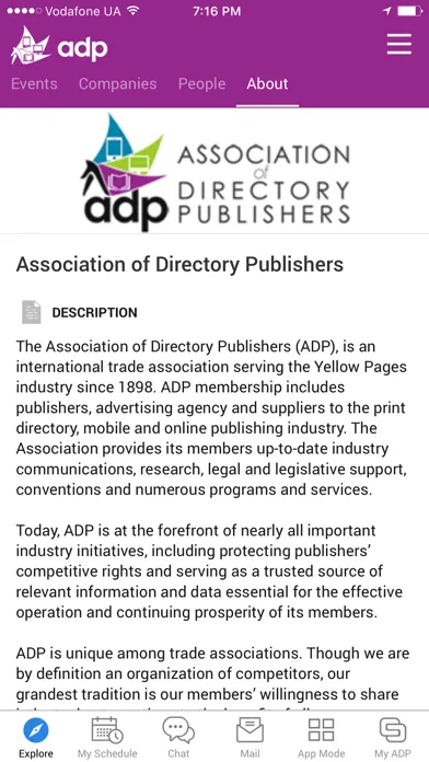 ADP Network Screenshots