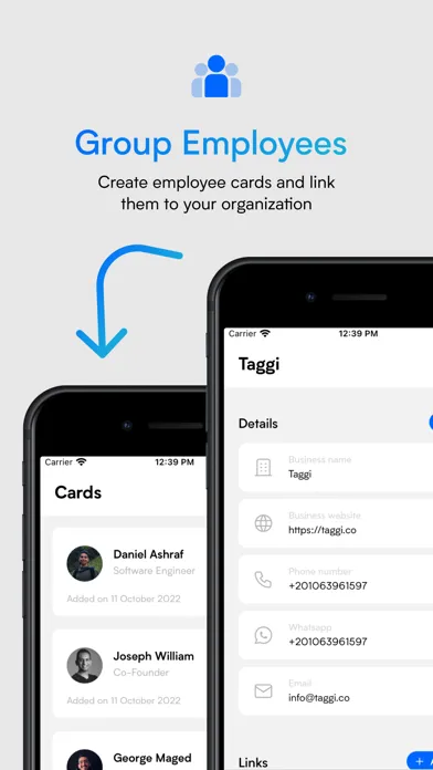 Taggi - Smarter networking スクリーンショット