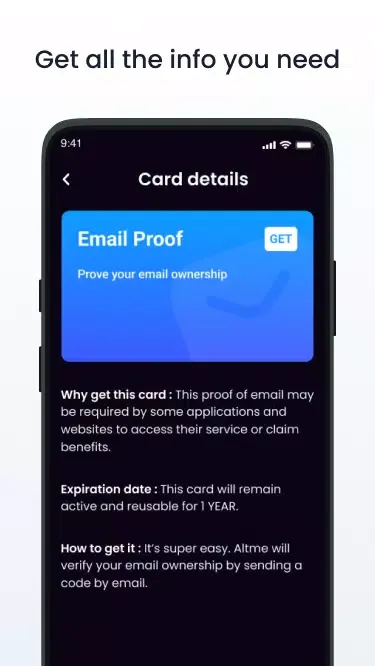 Talao wallet Screenshots