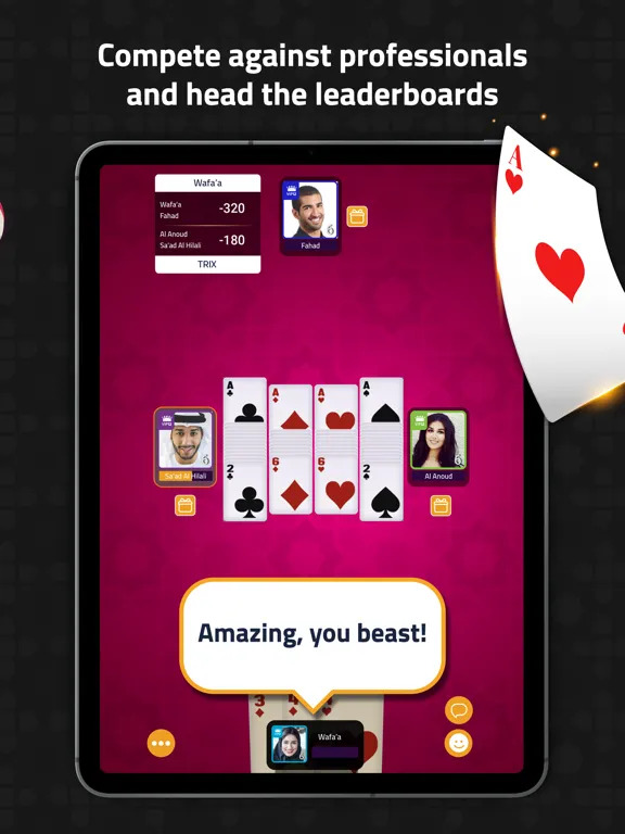 VIP Jalsat | Tarneeb & Trix iPad  Screenshots