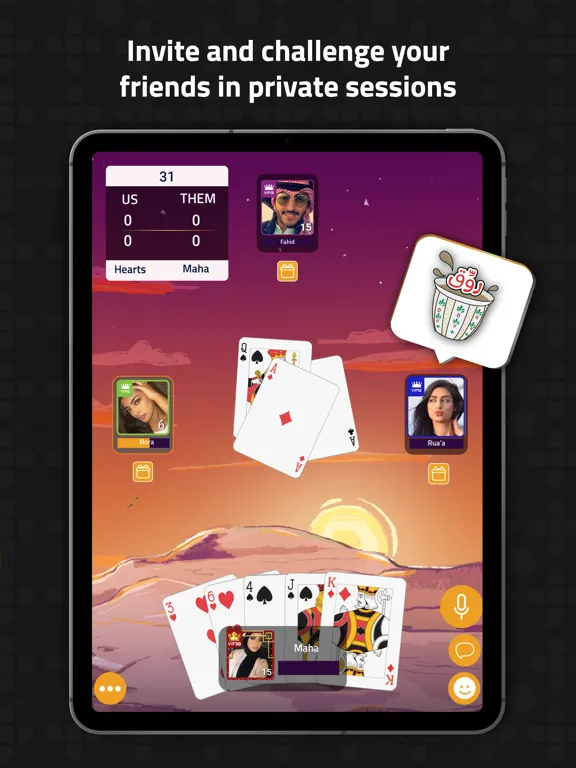 VIP Jalsat | Tarneeb & Trix iPad  Screenshots