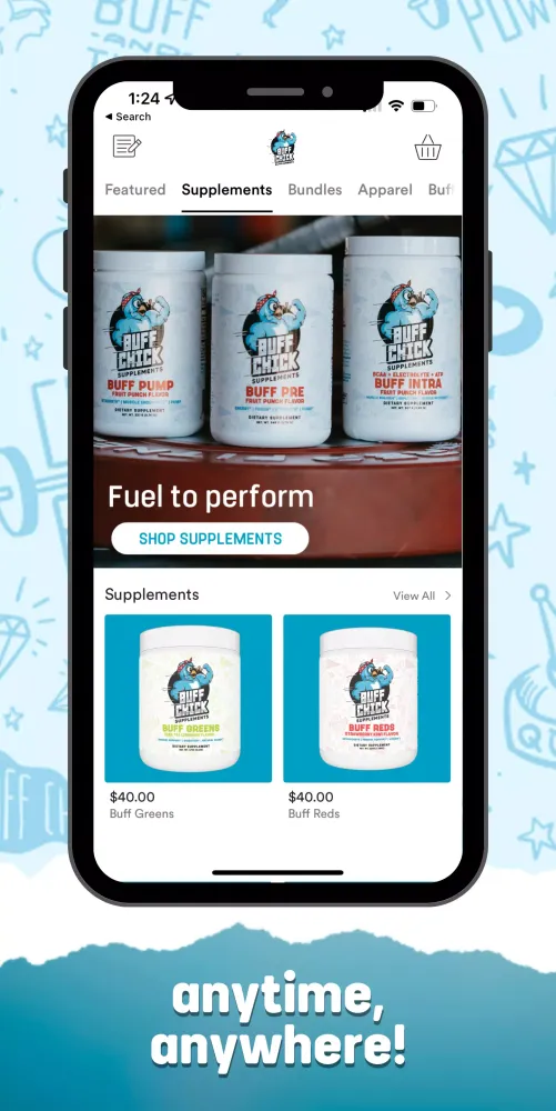 Capturas de pantalla de Buff Chick Supplements