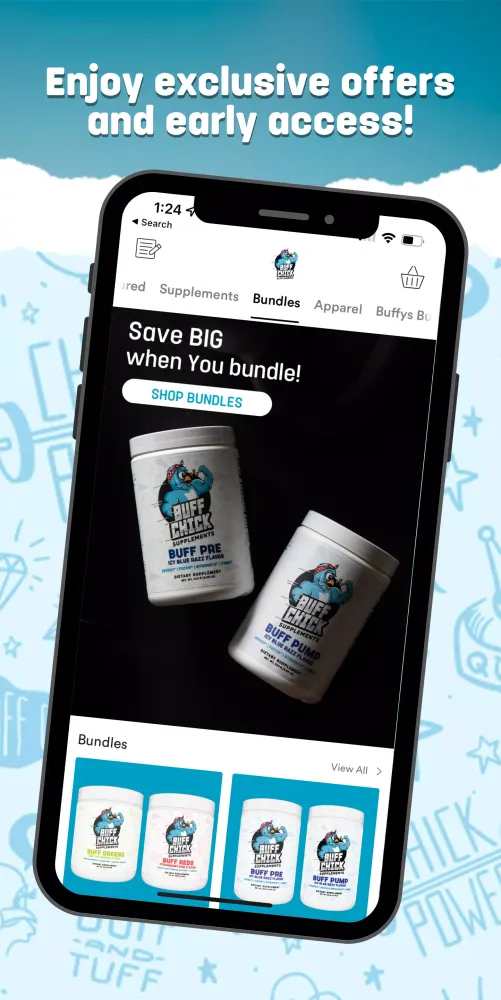 Capturas de pantalla de Buff Chick Supplements