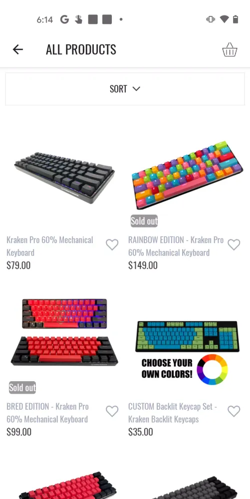 Kraken Keyboards Screenshots