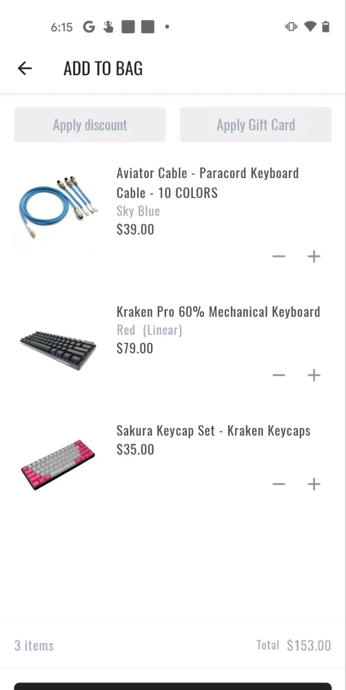 Kraken Keyboards Screenshots