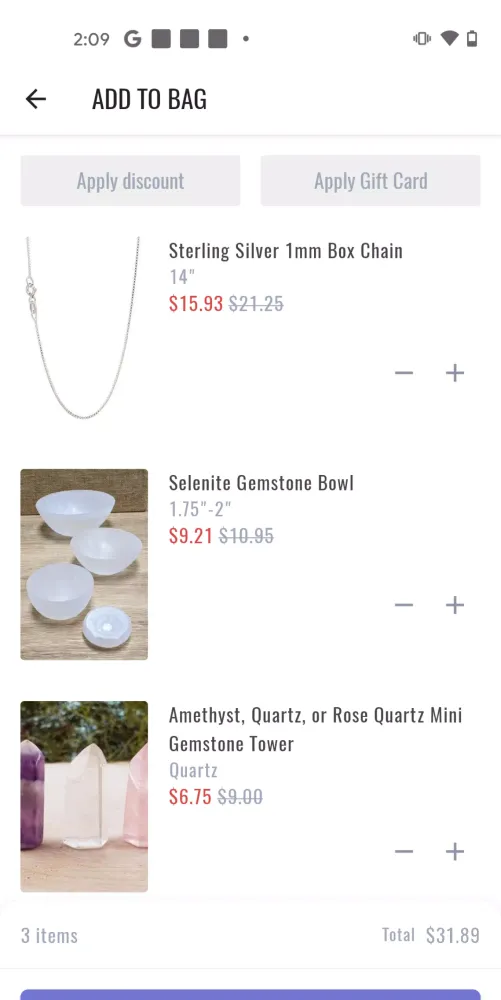 Crystal Gemstone Shop Screenshots