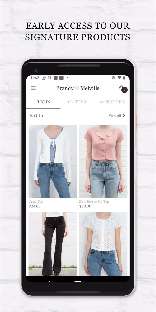 Скриншоты Brandy Melville AU