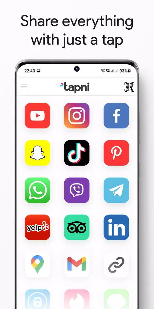 Tapni - Digital Business Card Screenshots