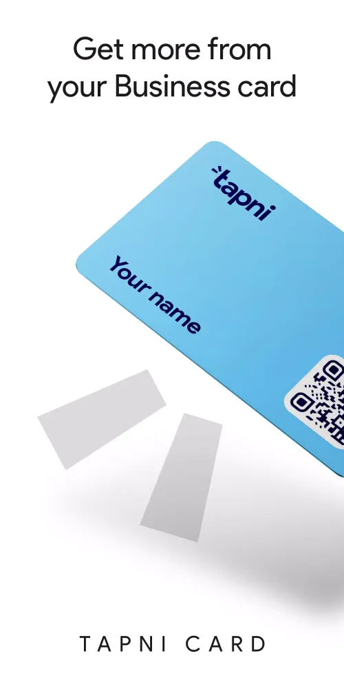 Tapni - Digital Business Card Screenshots