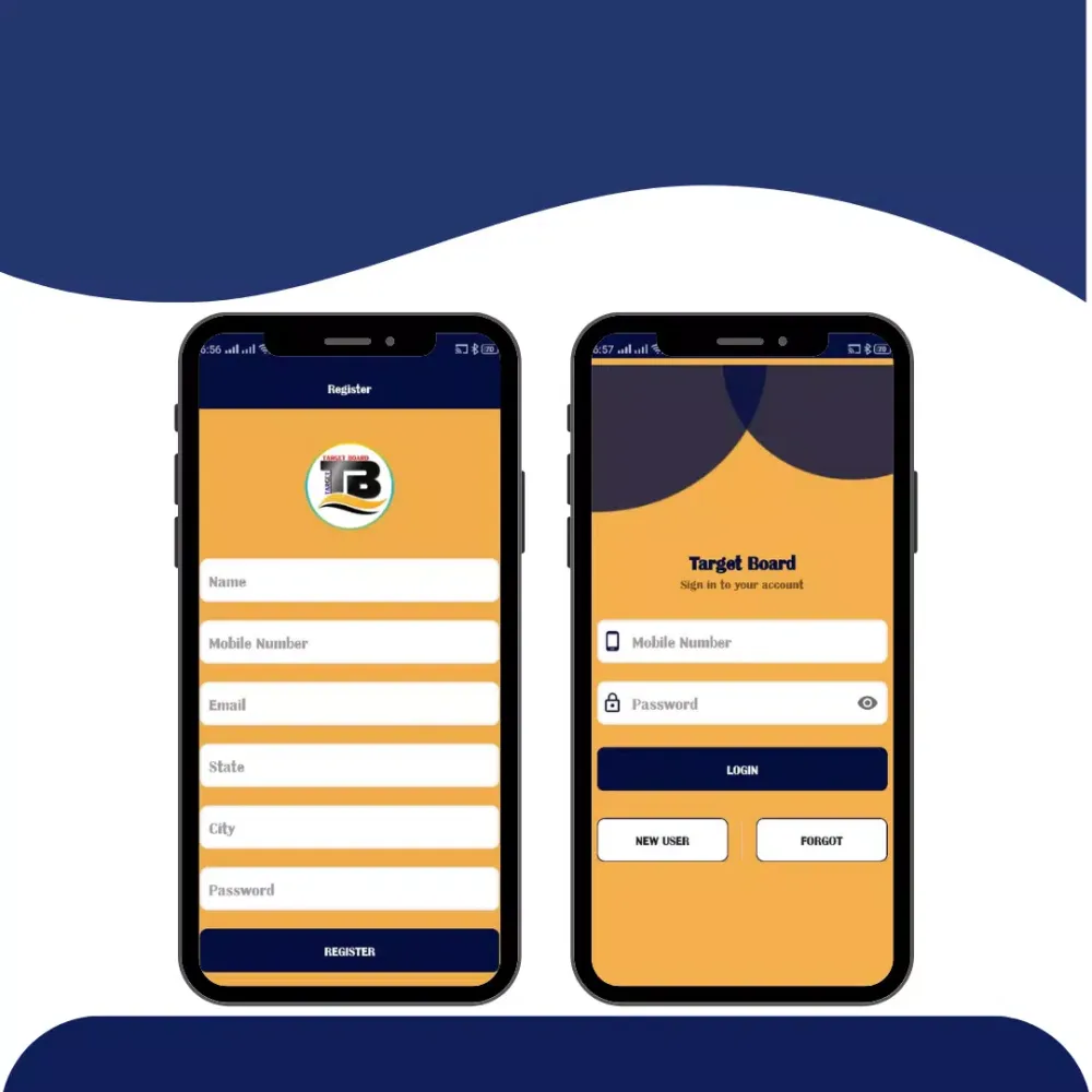 Target Board Screenshots