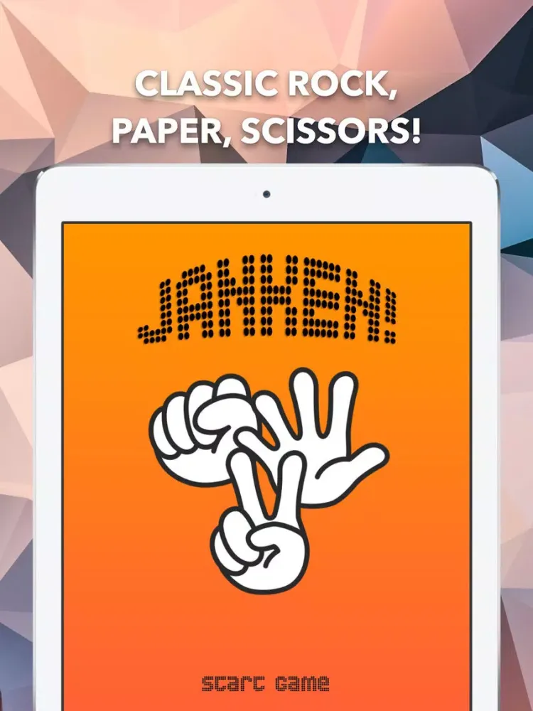 تصاویر Janken - The Classic Rock, Paper, Scissors Game! iPad 