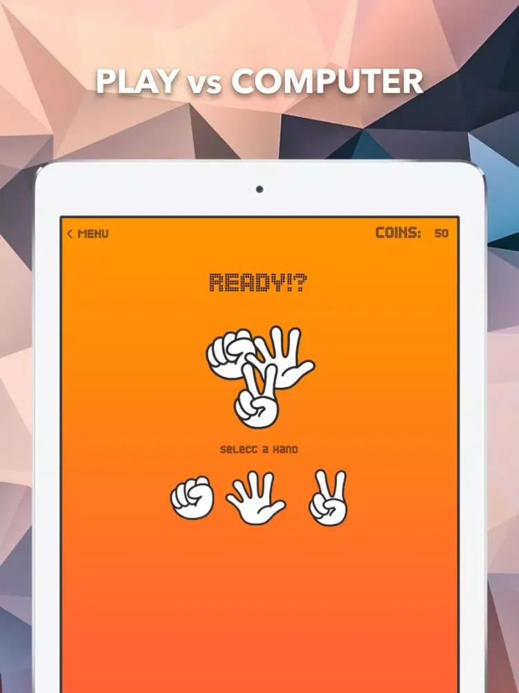 تصاویر Janken - The Classic Rock, Paper, Scissors Game! iPad 