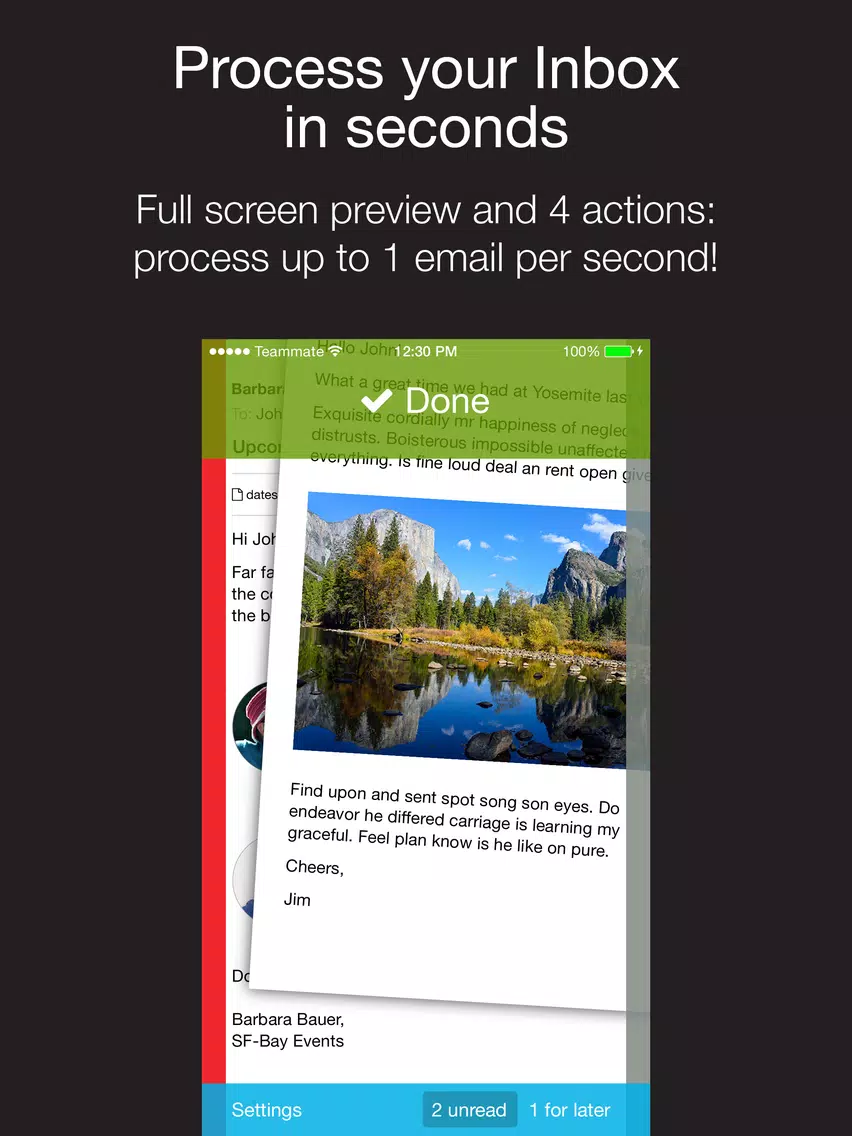 Ảnh chụp màn hình của Mailswipe: process your inbox in seconds & unsubscribe in a swipe iPad 