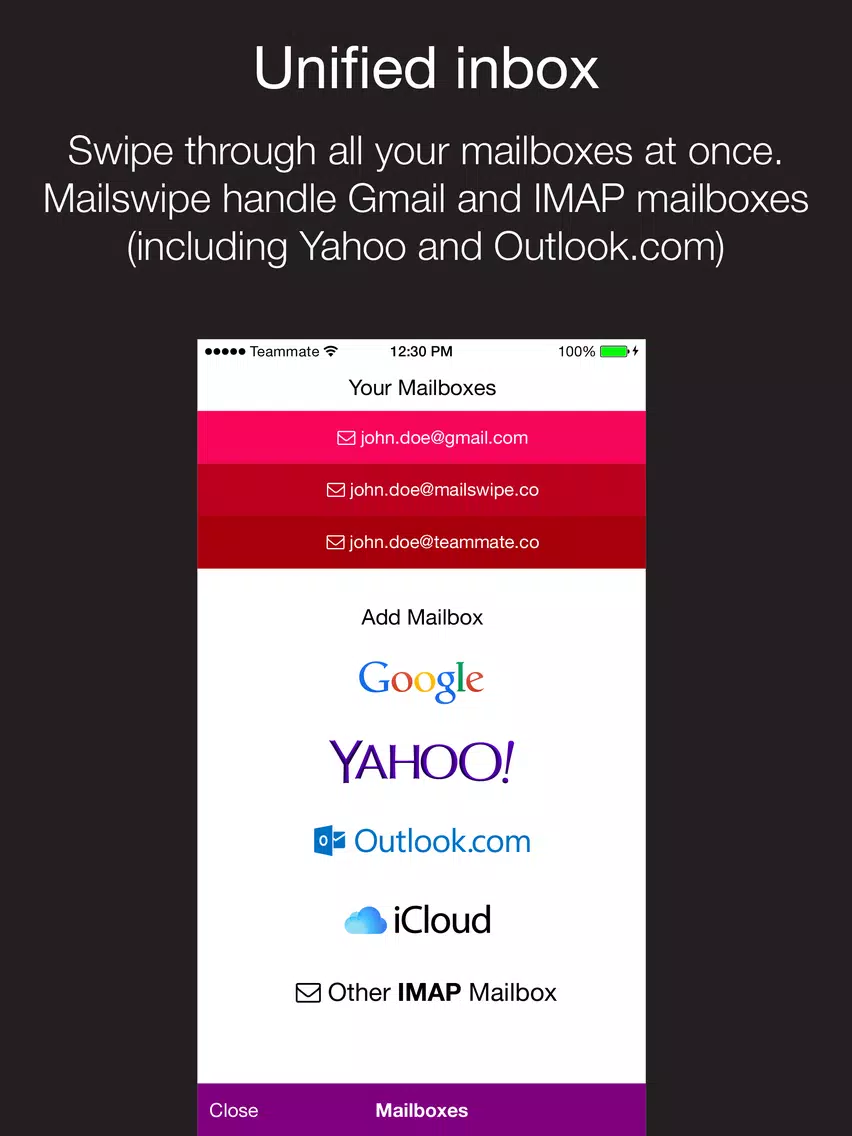 Ảnh chụp màn hình của Mailswipe: process your inbox in seconds & unsubscribe in a swipe iPad 