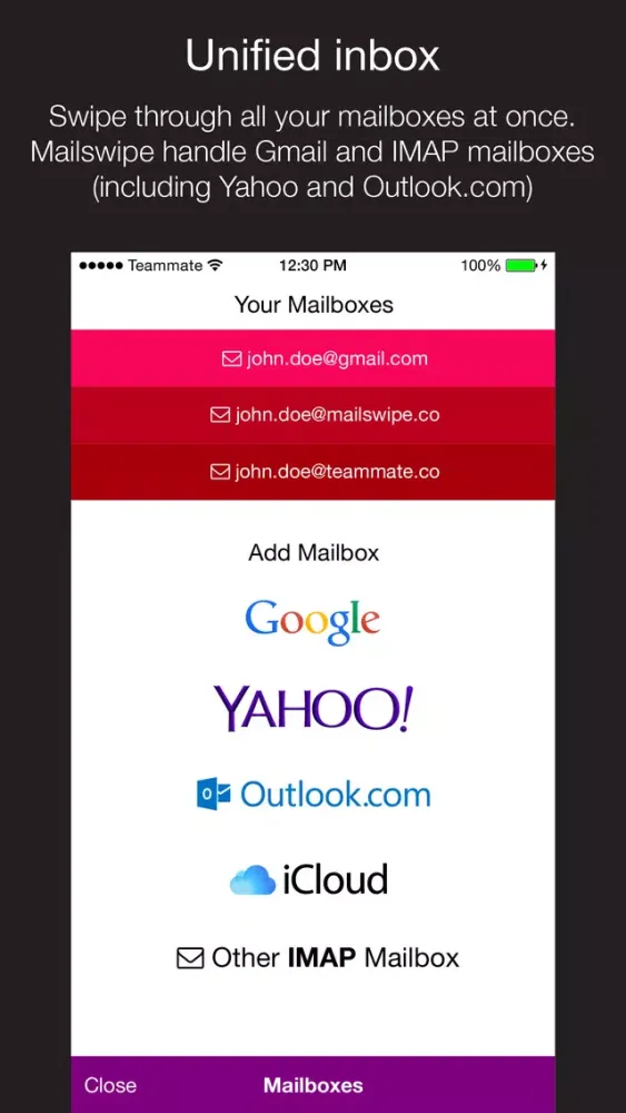 Mailswipe: process your inbox in seconds & unsubscribe in a swipe应用截图