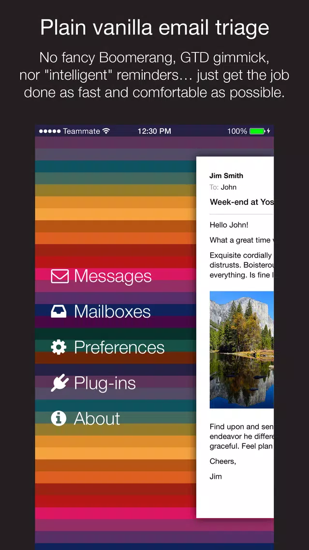 Ảnh chụp màn hình của Mailswipe: process your inbox in seconds & unsubscribe in a swipe
