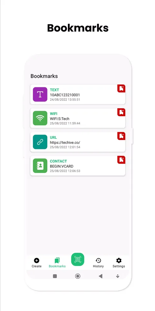 Capturas de pantalla de QR Scanner