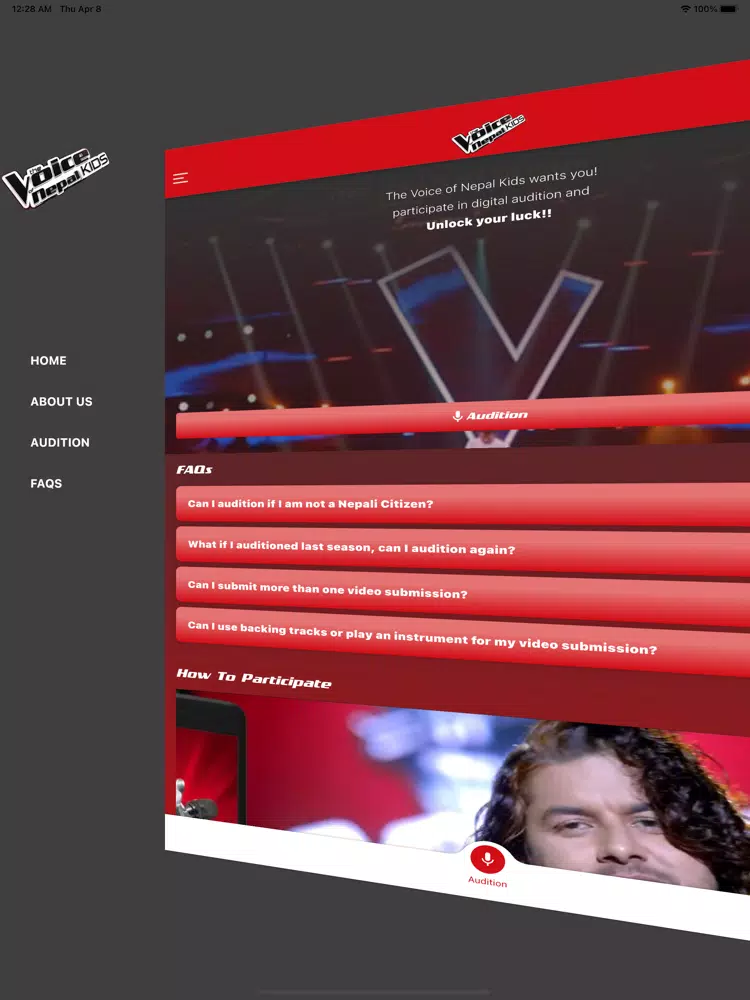Captures d'écran de The Voice of Nepal Kids iPad 