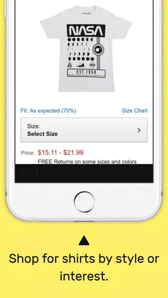 Tangkapan layar Teepy, A Curated T-Shirt Shop for Amazon. Collect, buy, and gift tees for any style or occasion!