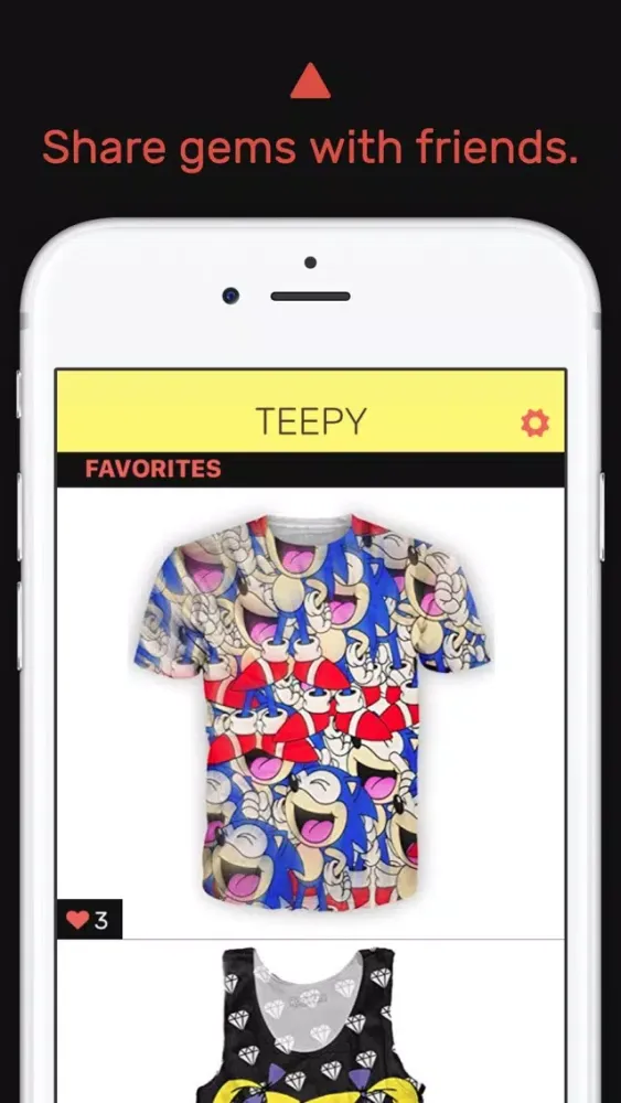 Tangkapan layar Teepy, A Curated T-Shirt Shop for Amazon. Collect, buy, and gift tees for any style or occasion!