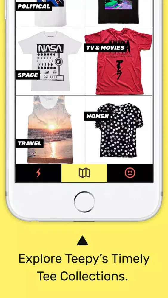 Tangkapan layar Teepy, A Curated T-Shirt Shop for Amazon. Collect, buy, and gift tees for any style or occasion!