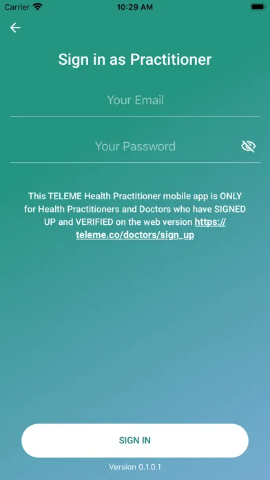 Скриншоты Teleme Health Practitioner