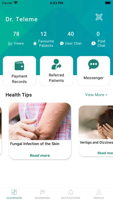 Скриншоты Teleme Health Practitioner