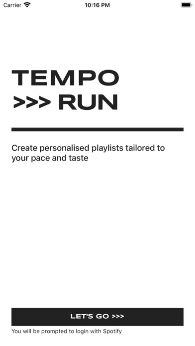 Tangkapan skrin Tempo Run - Running Playlists