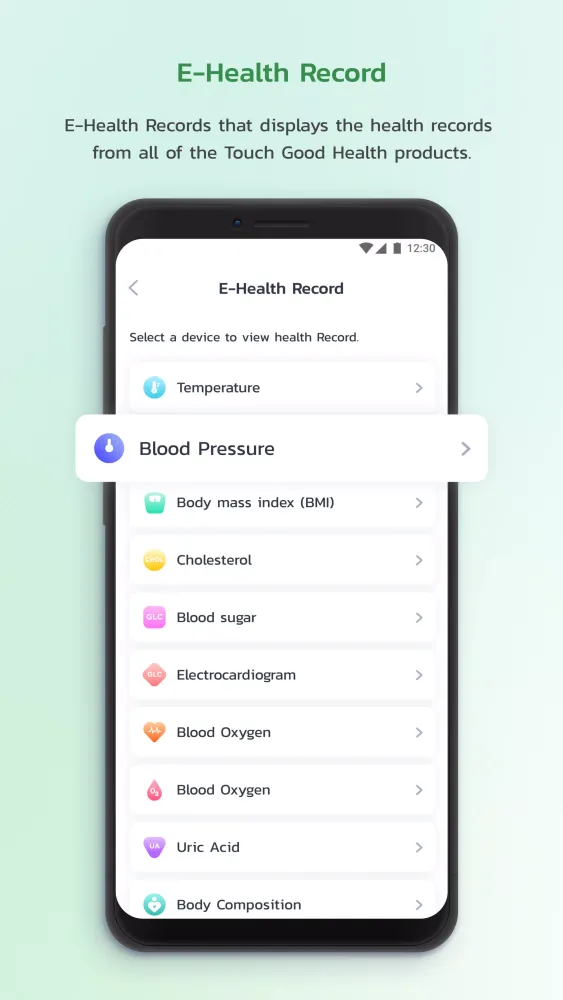 FWH Health Connect Screenshots