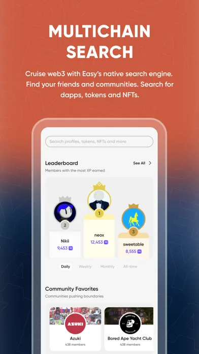 Easy – Web3 Social Wallet سکرین شاٹس