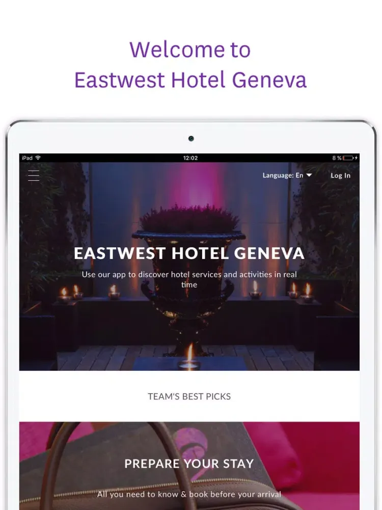 Скриншоты Eastwest Hotel Geneva iPad 