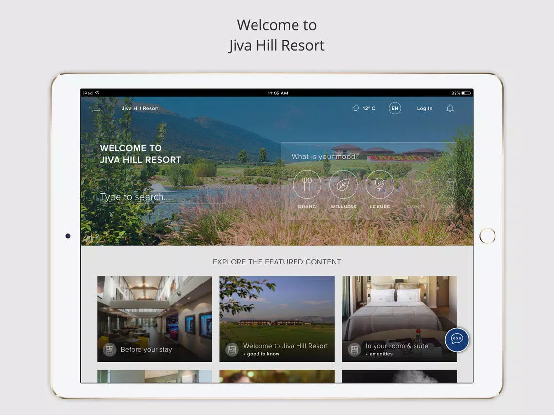 Jiva Hill Resort iPad  Screenshots