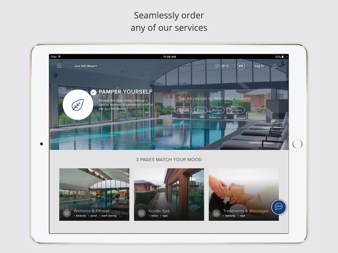 Jiva Hill Resort iPad  Screenshots