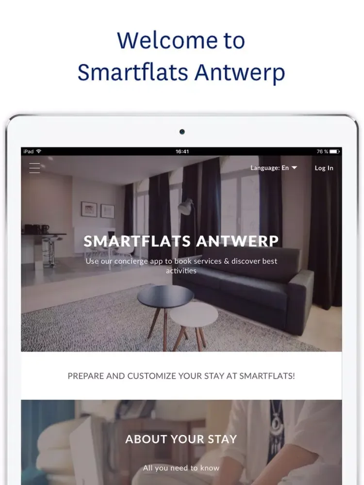 Smartflats Antwerp iPad 應用截圖