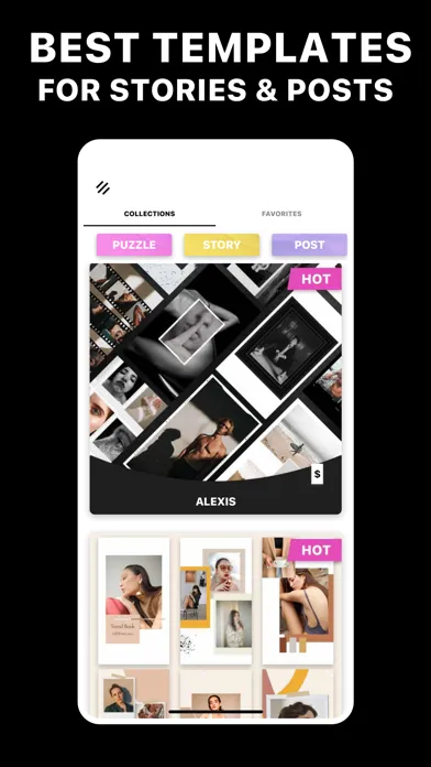 STORIO Templates for instagram Screenshots