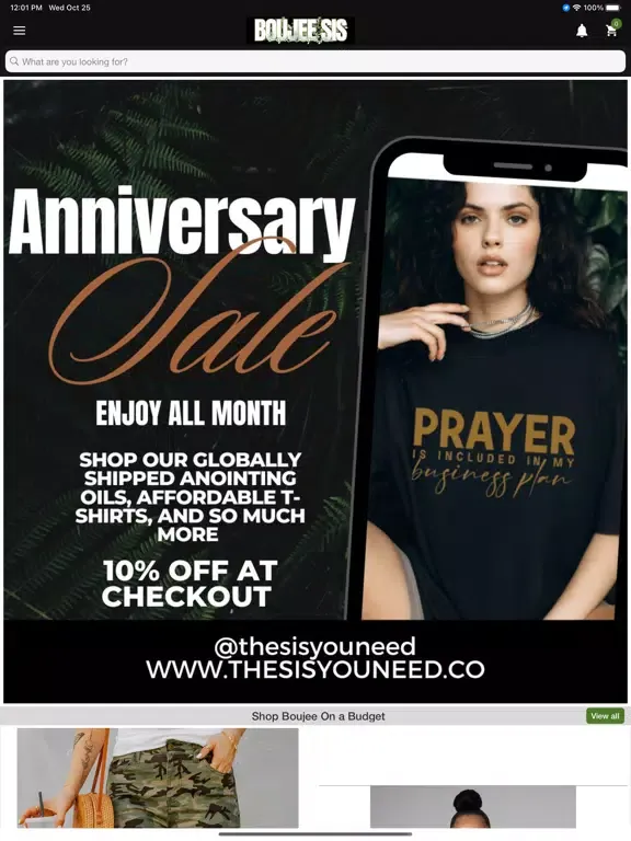 Boujee Sis Boutique iPad  Screenshots