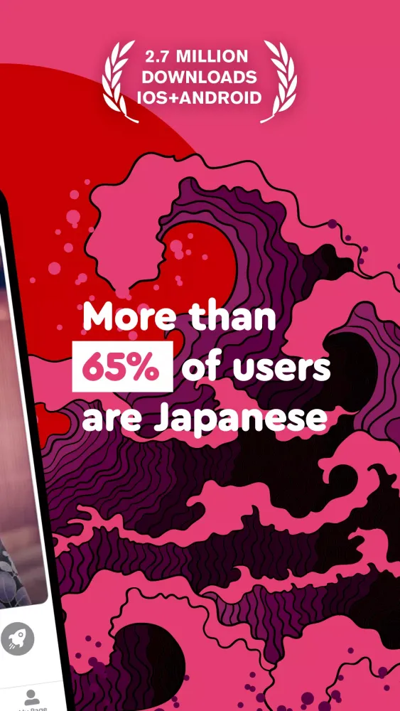 Screenshot di Make Japanese Friends−Langmate
