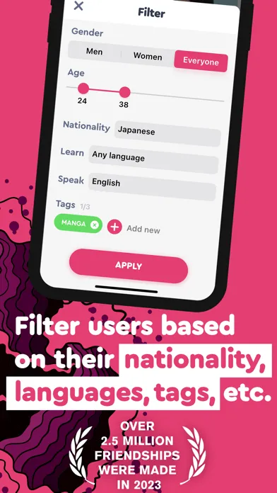 Make Japanese Friends−Langmate應用截圖