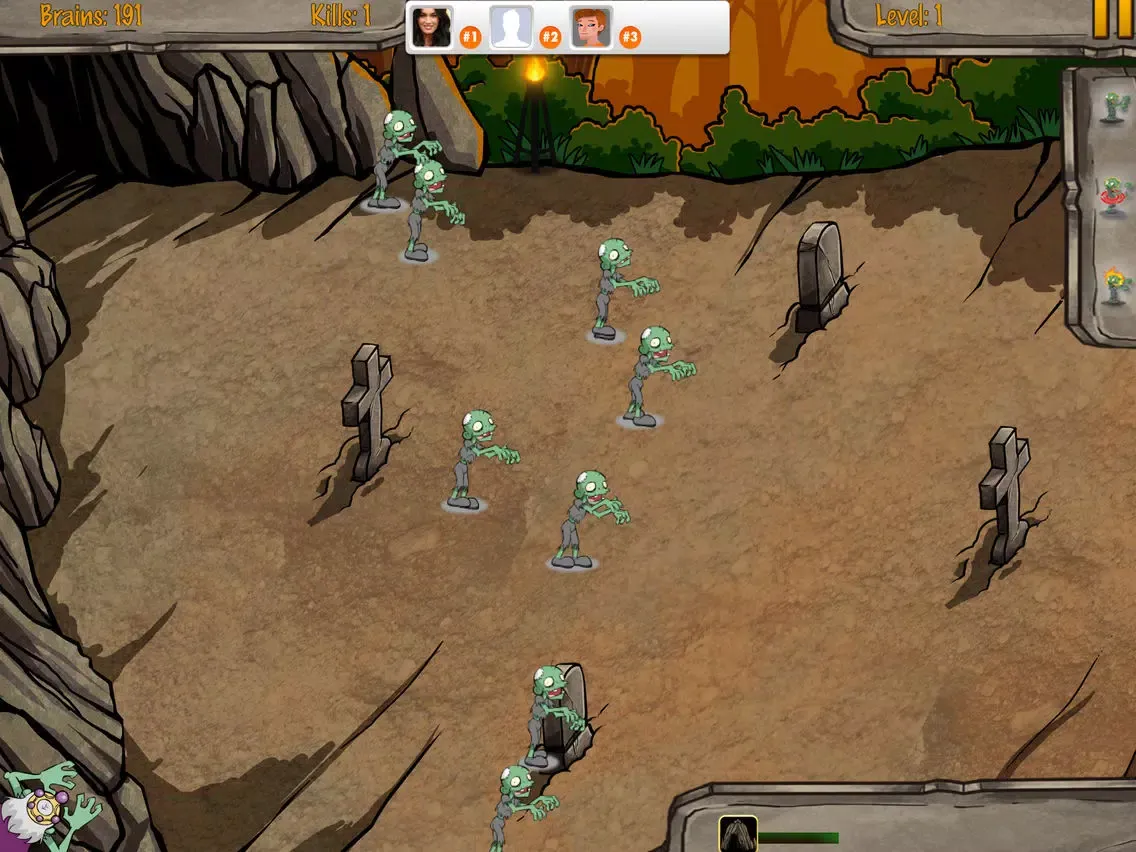 صور Fun Zombie king: MultiPlayer highway to the Brain Empire iPad 