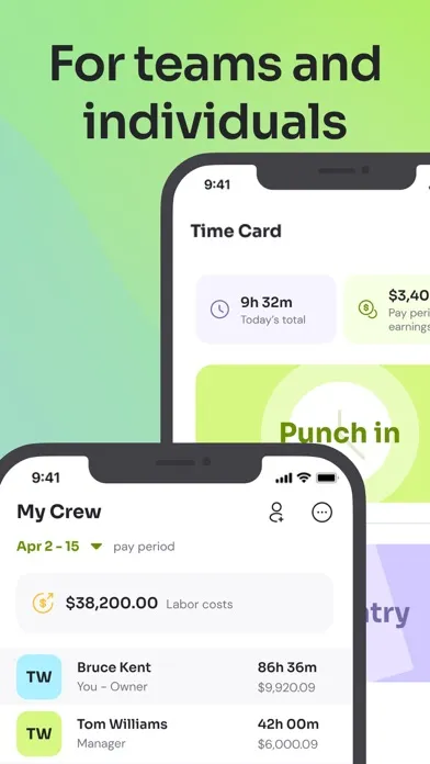 Скриншоты Time Squared - Hours Tracker