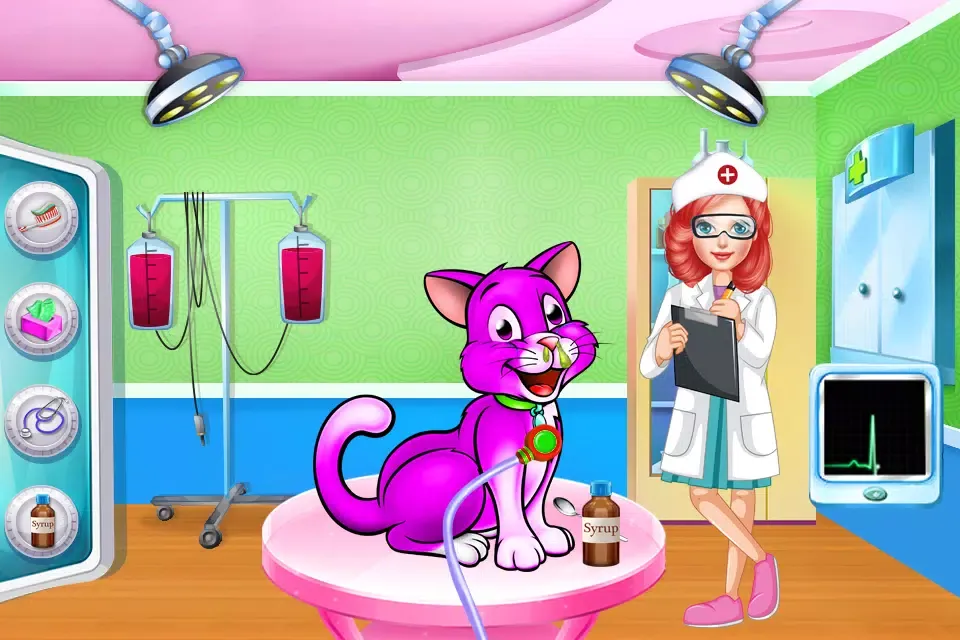 Captures d'écran de Fluffy Pets Vet Doctor Care 2