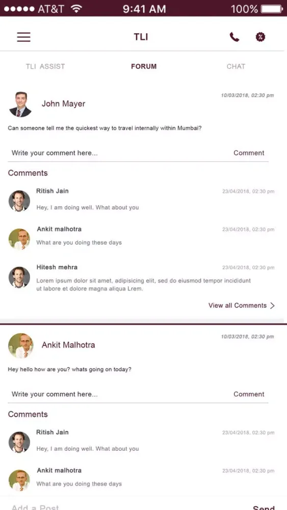 Screenshot di TLI India