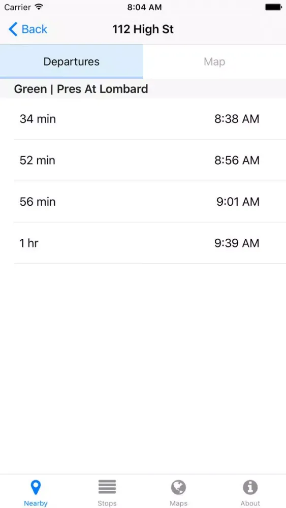 Screenshot di Charm City Circulator Now - Real-time Transit Arrivals